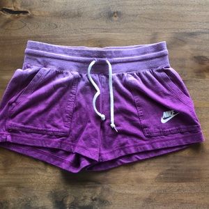 NIKE PURPLE OMBRÉ LOUNGE SHORTS